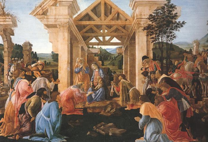 Sandro Botticelli Adoration of the Magi (mk36) Germany oil painting art